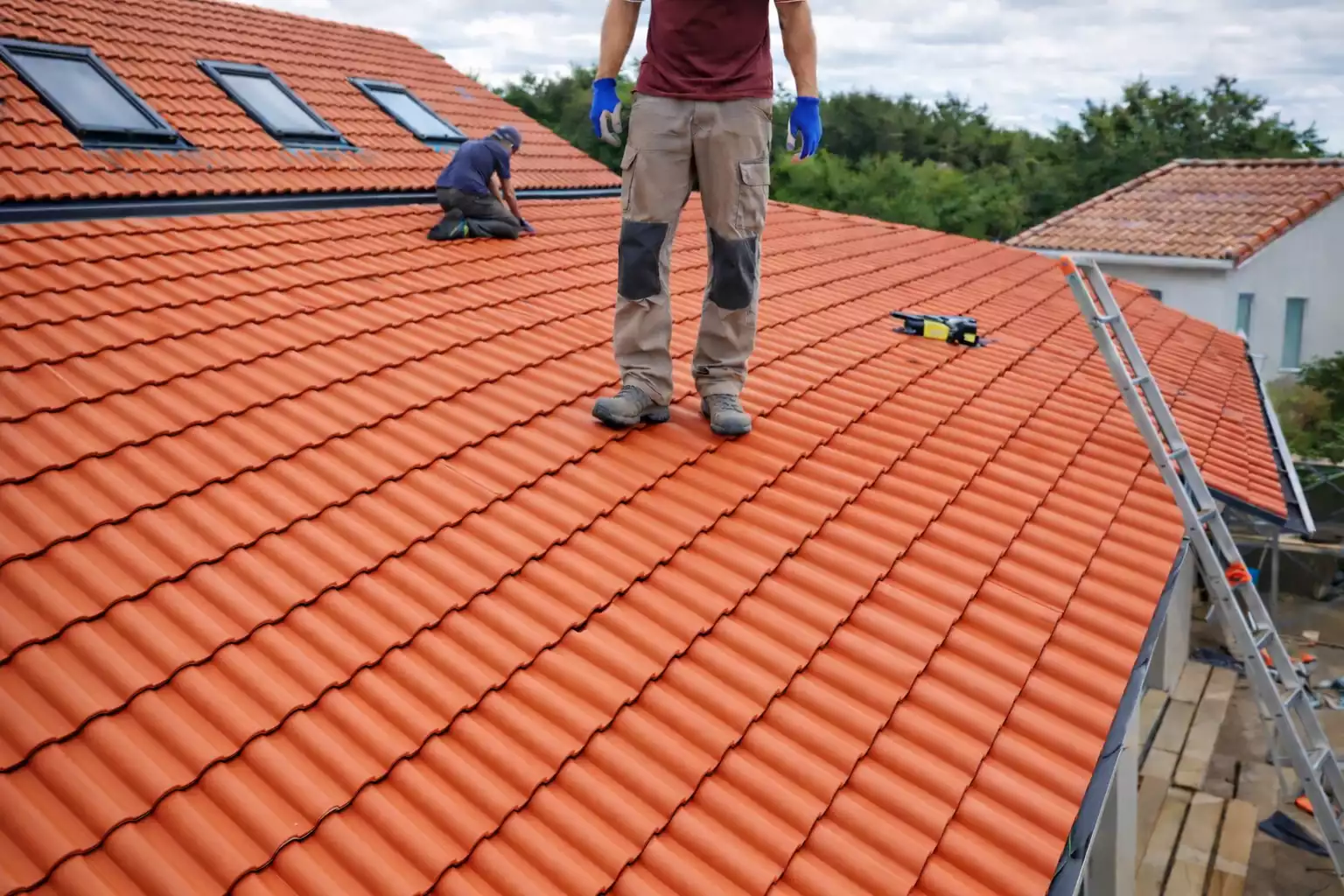 chantier de couverture