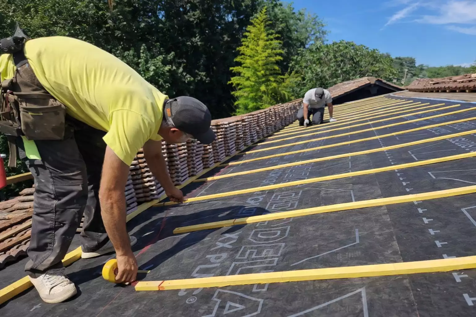 Réfection de toiture en tuiles – artisan couvreur en Gironde